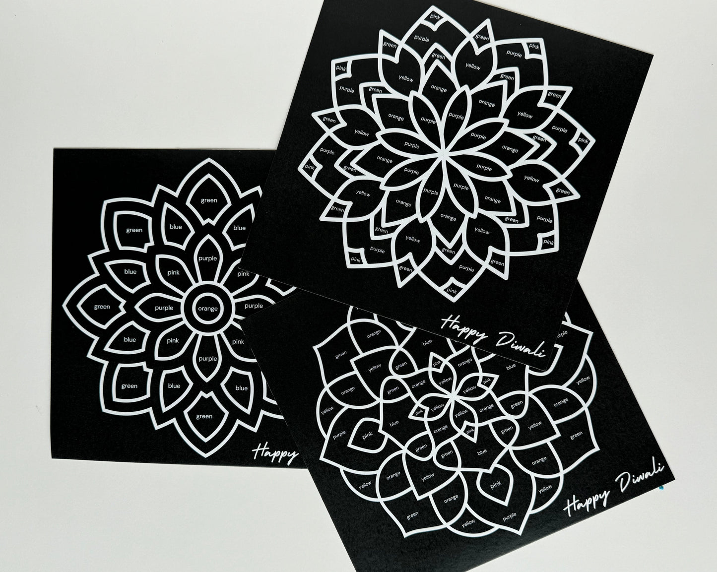 Diwali Rangoli Foil Art Kit- for up to 10 people