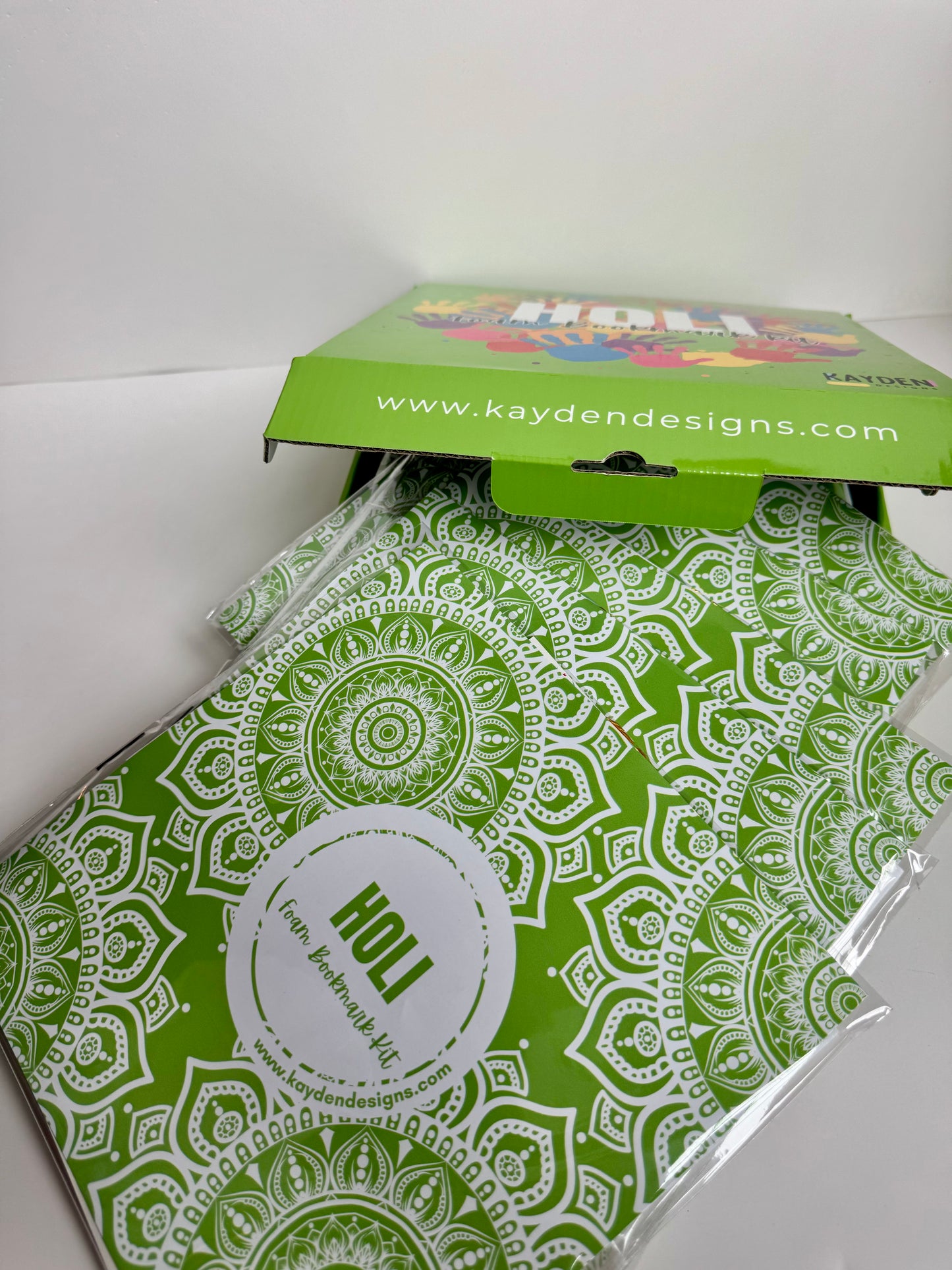 Holi Foam Bookmark Kit - 10 person kit