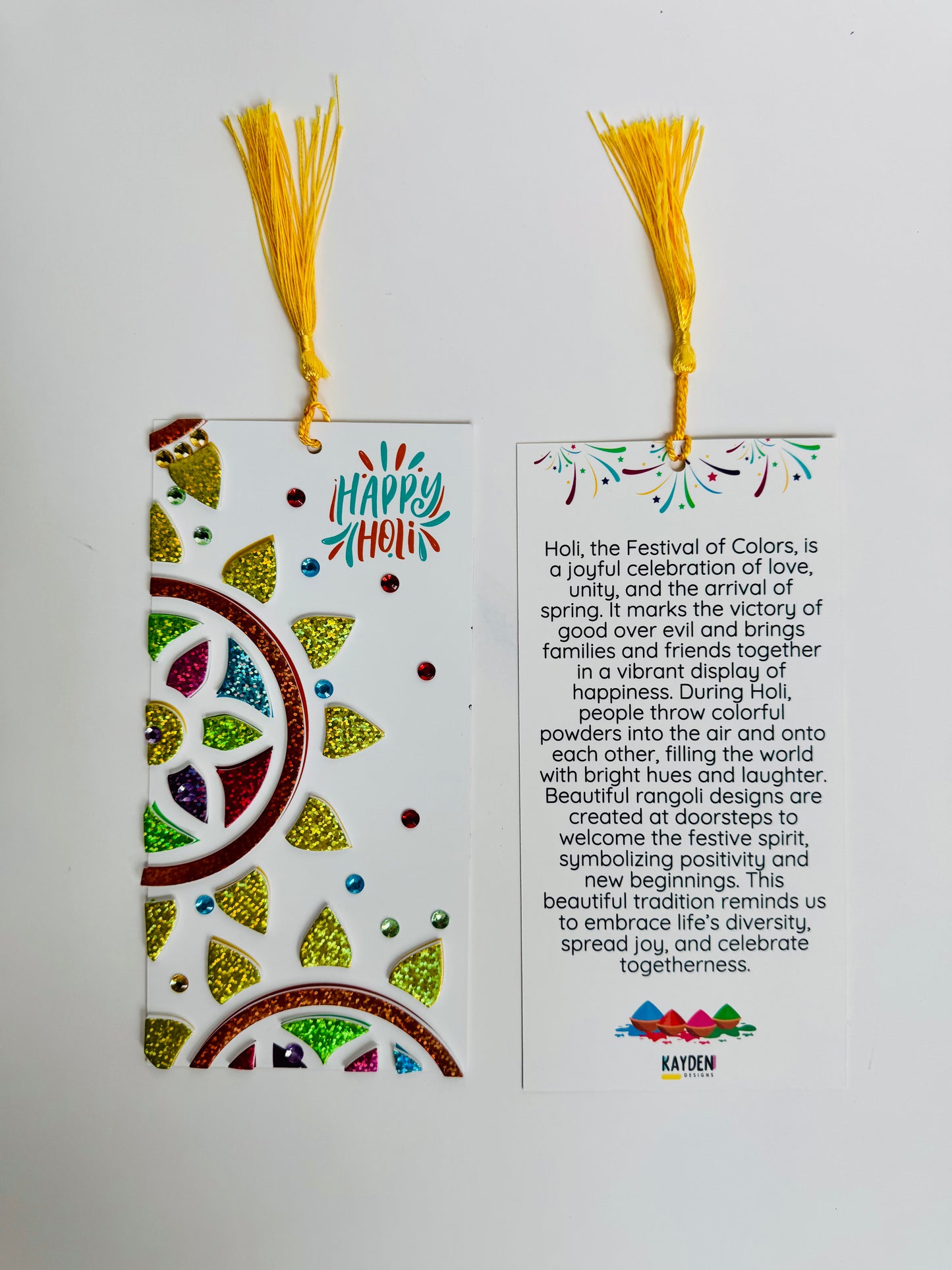 Holi Foam Bookmark Kit - 10 person kit