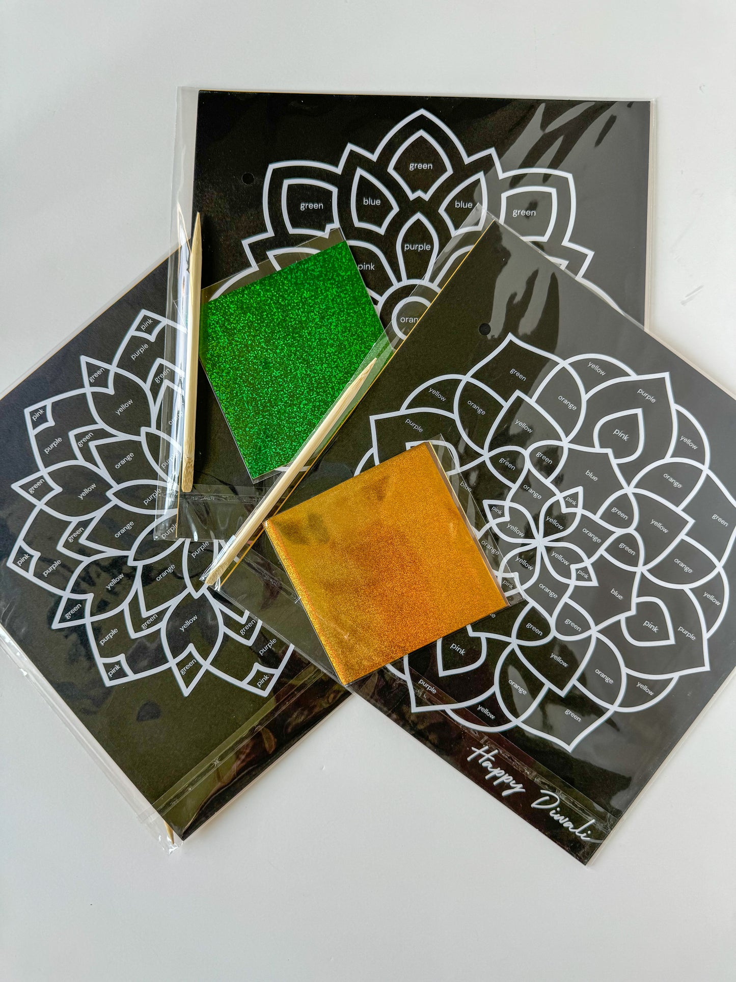 Single Packet - Diwali Rangoli Foil Art