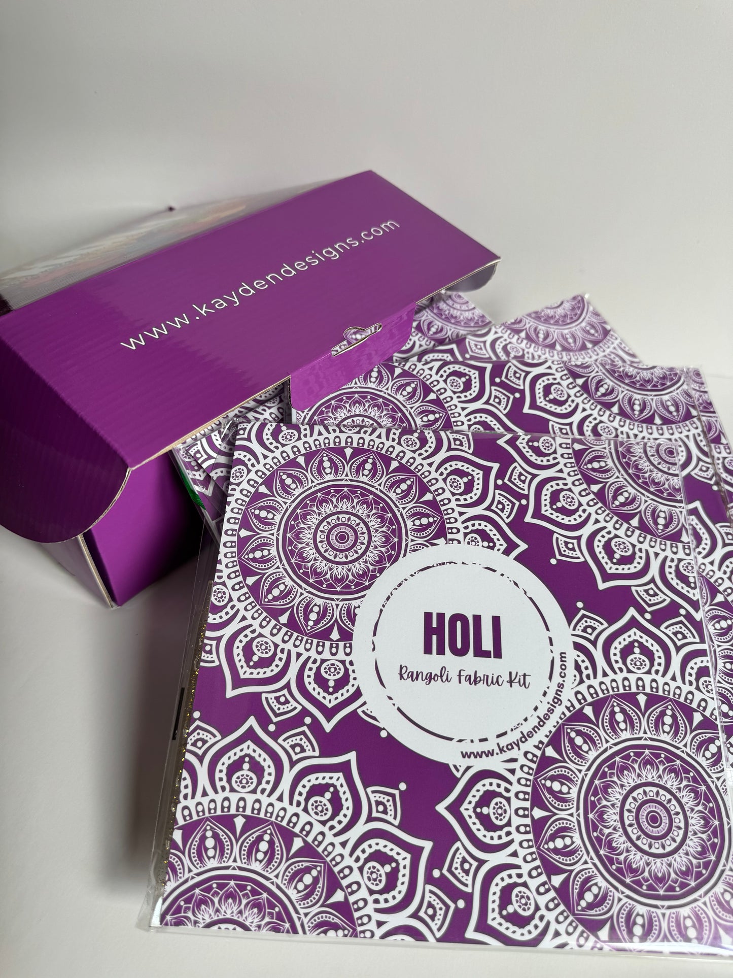 Holi Rangoli Fabric Kit - 10 person kit