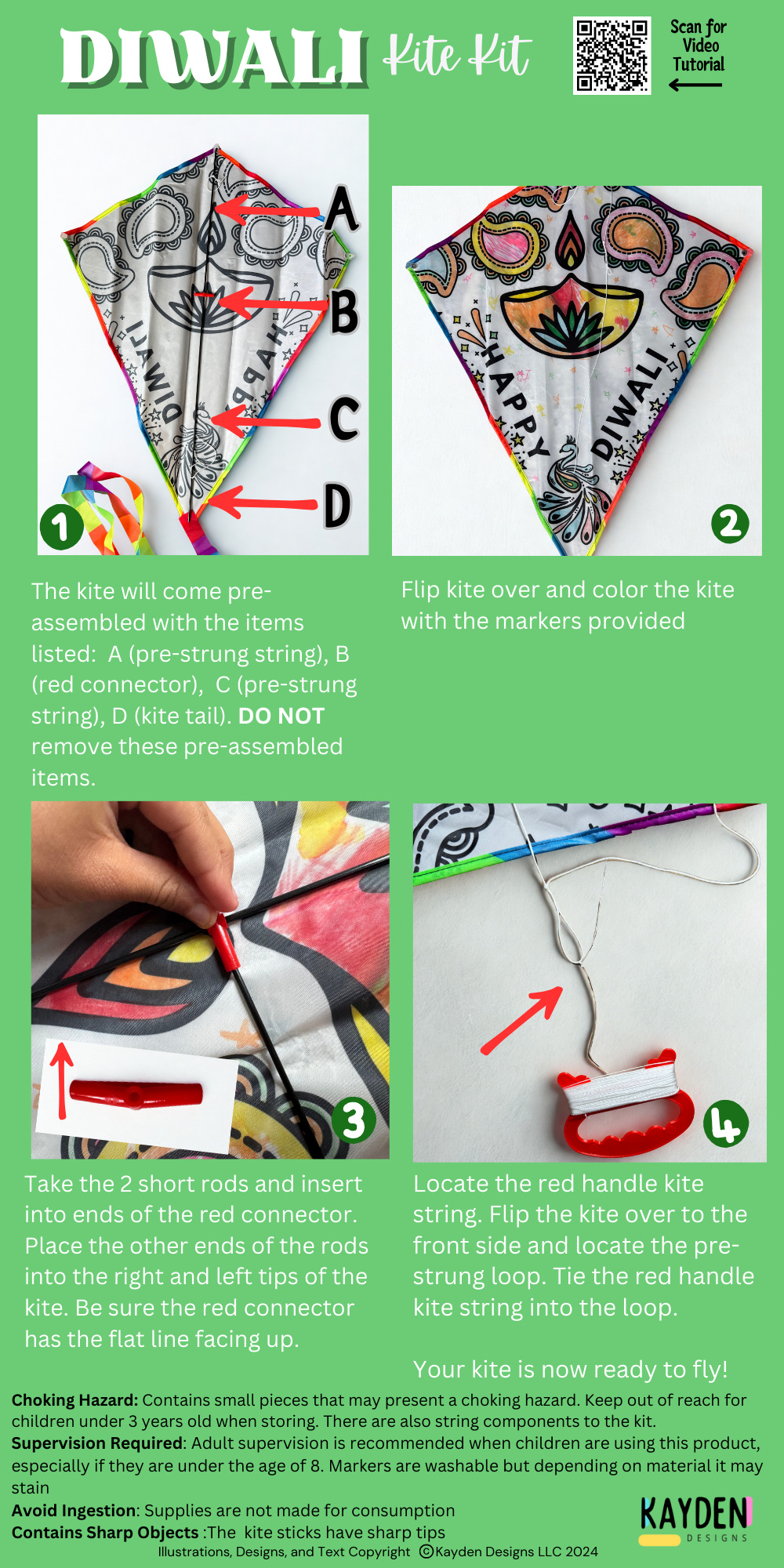 Single Packet - Diwali Kite