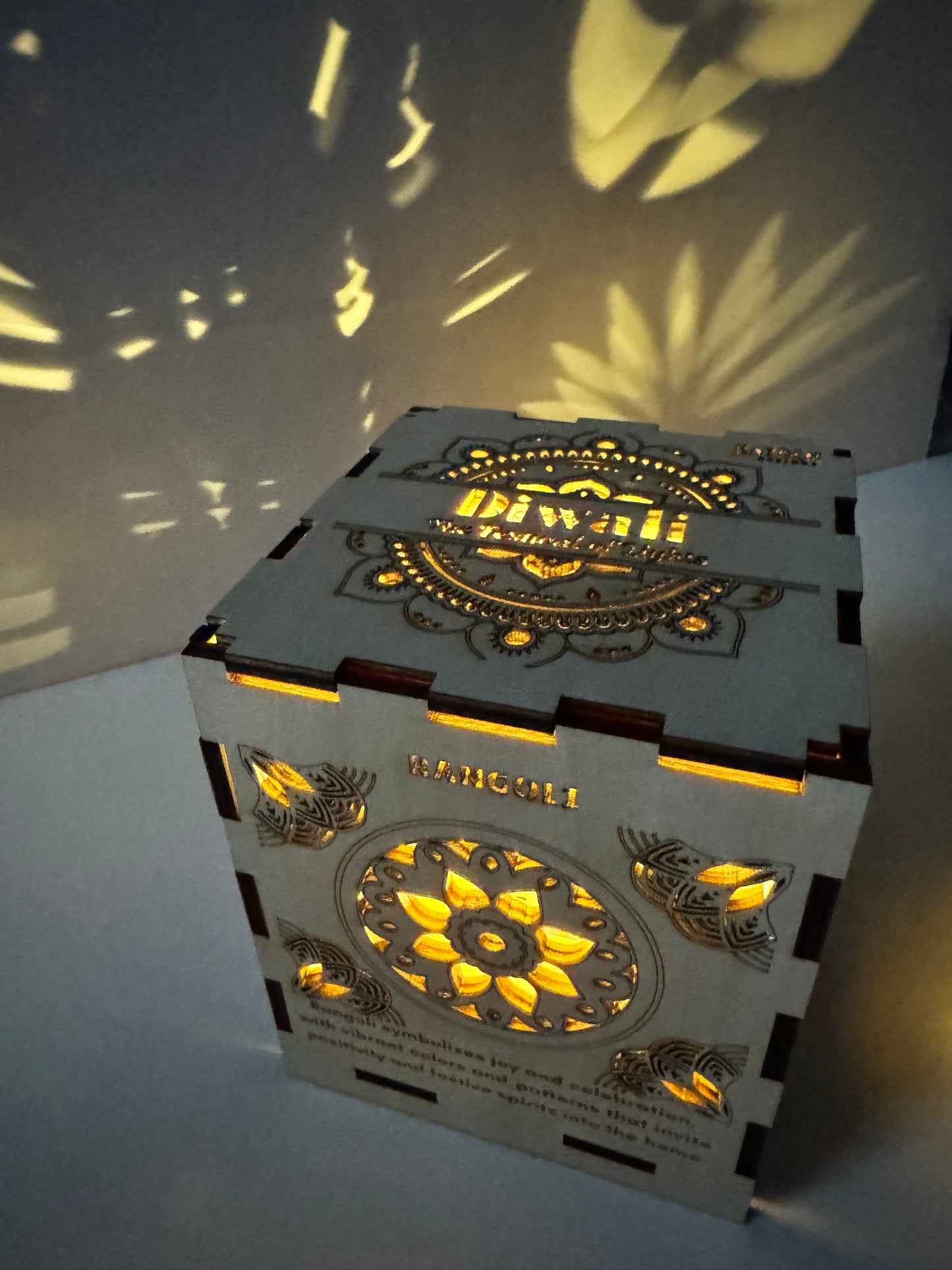 Single Packet - Diwali Wooden Lantern