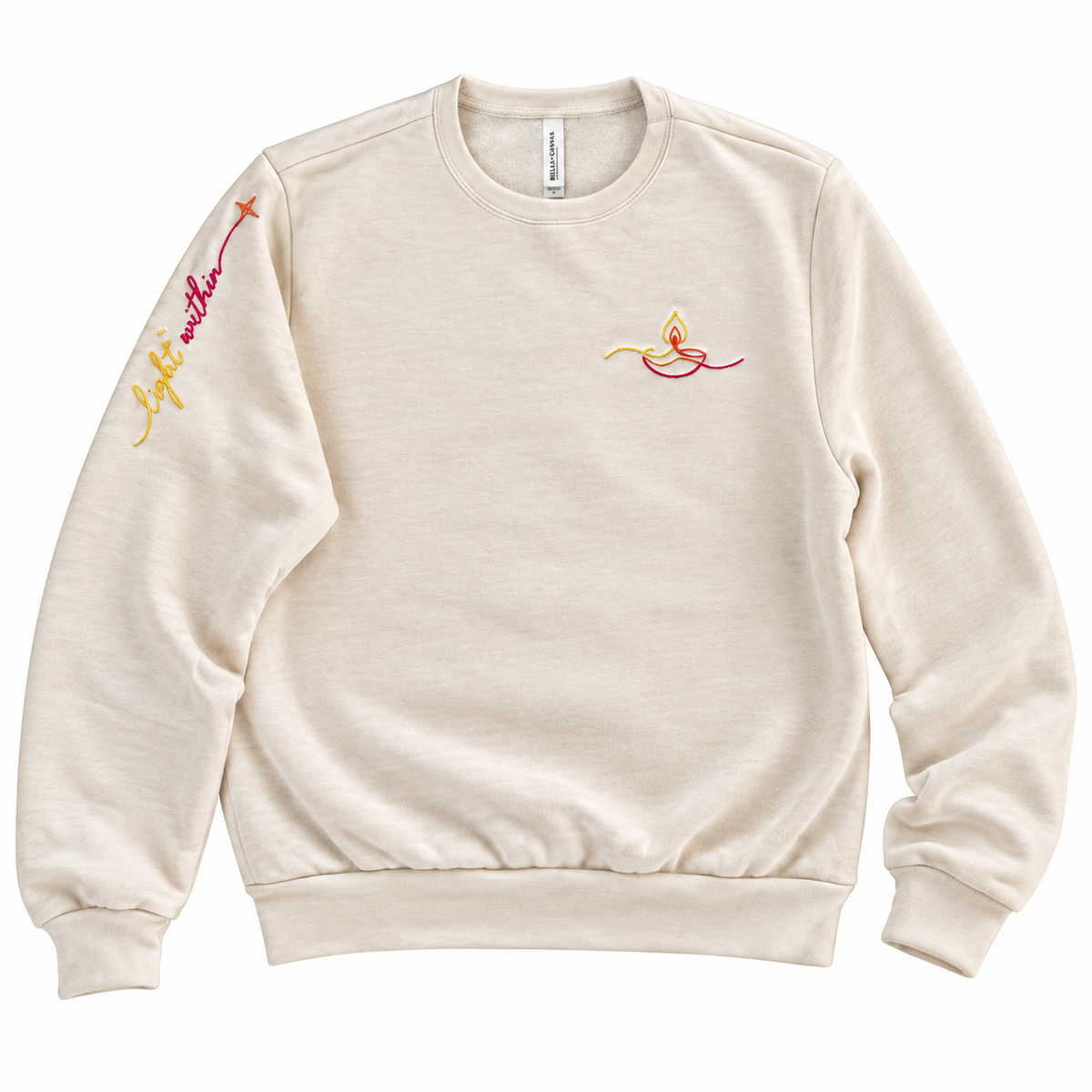 Adult Embroidered Diya Sweatshirt