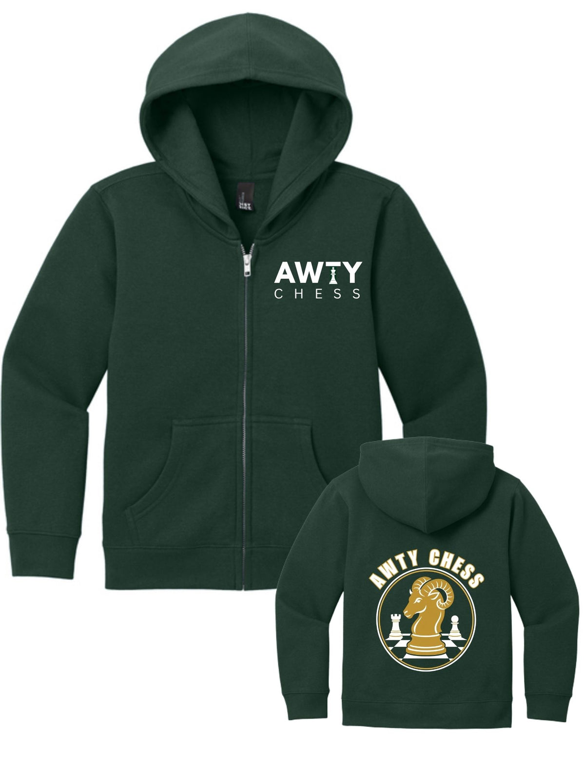 Awty Chess Zip-Up Hoodie